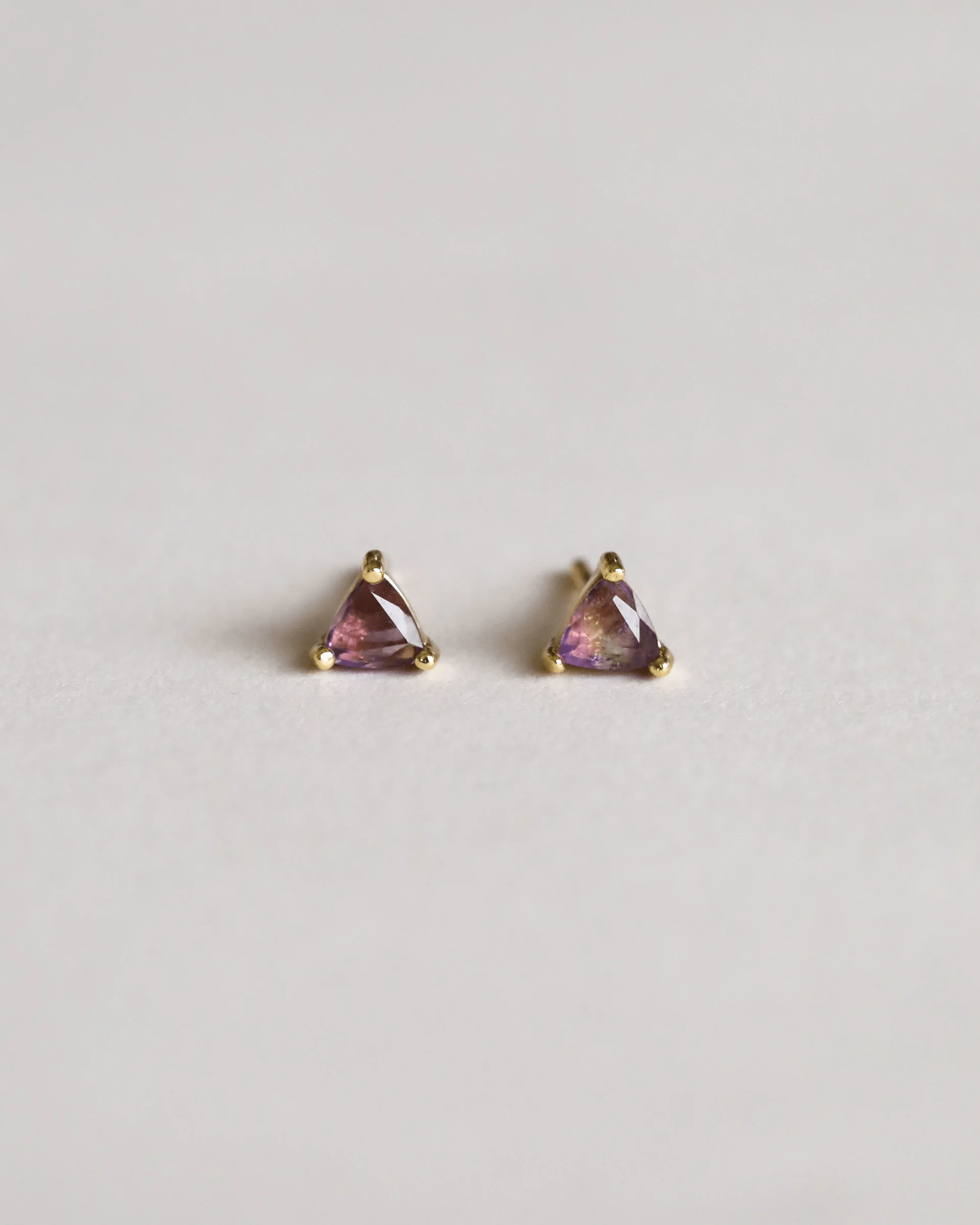Amethyst Mini Energy Gem Earrings