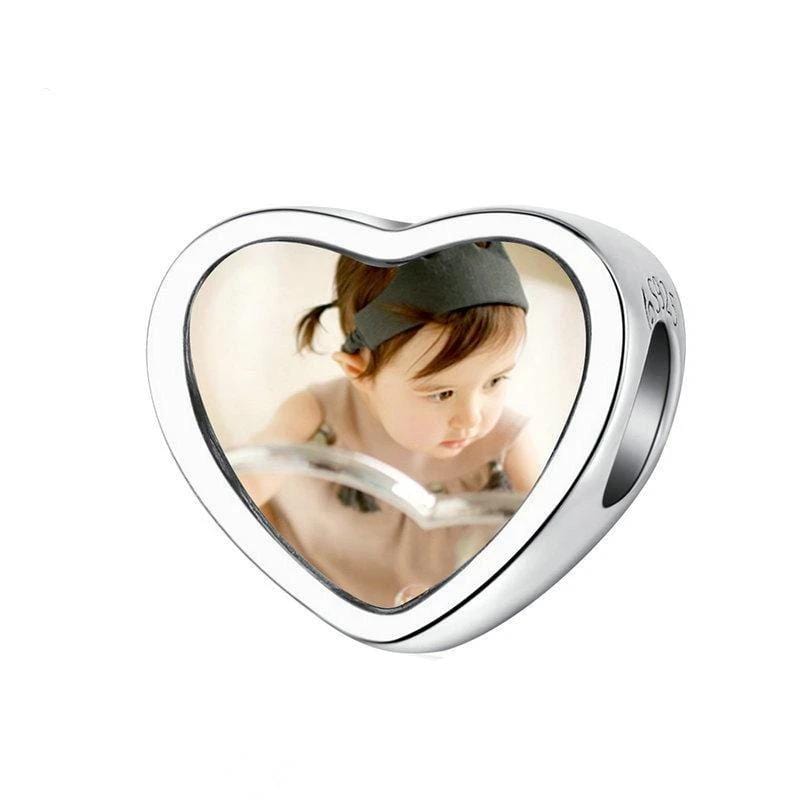 Beautiful Heart Photo Charms