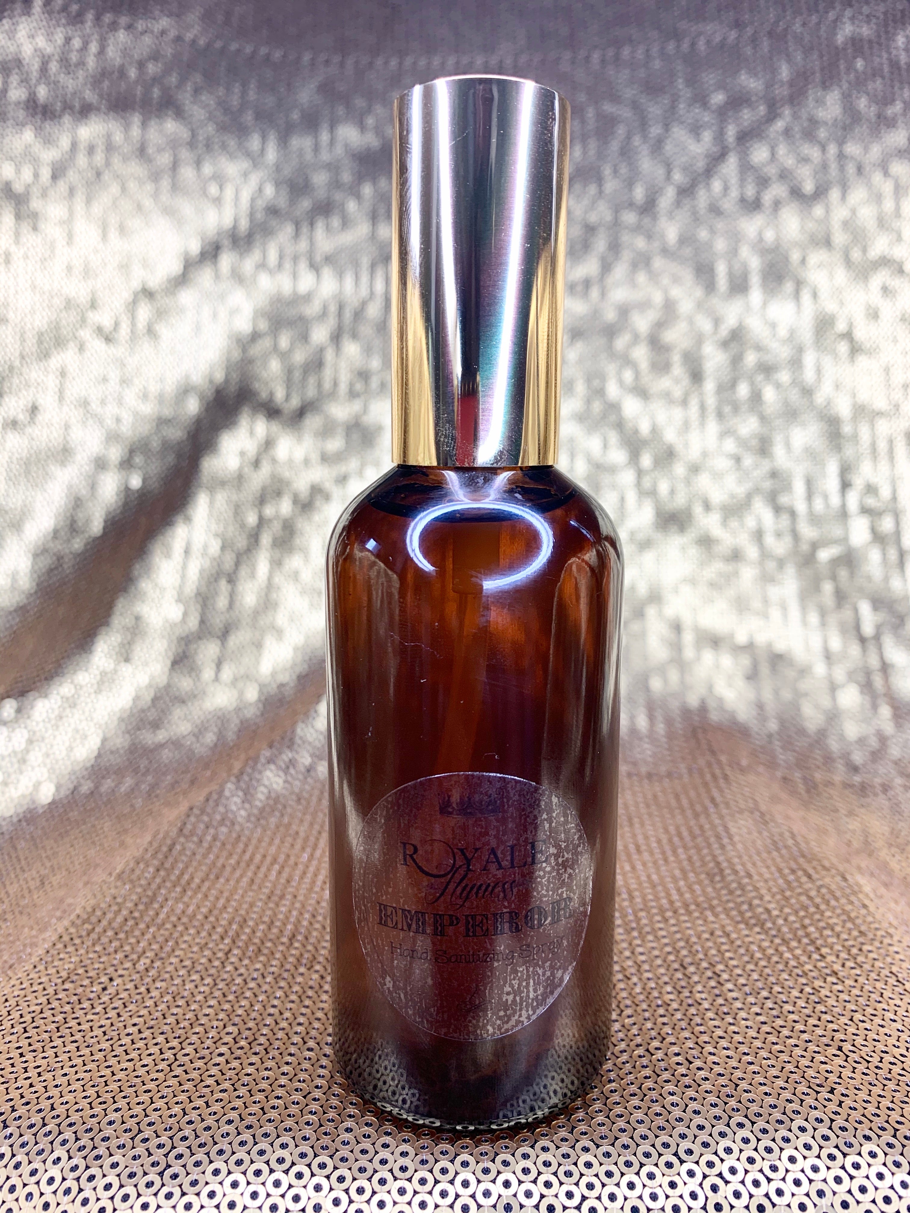 Royale Flyness “Emperor” Hand sanitizing spray