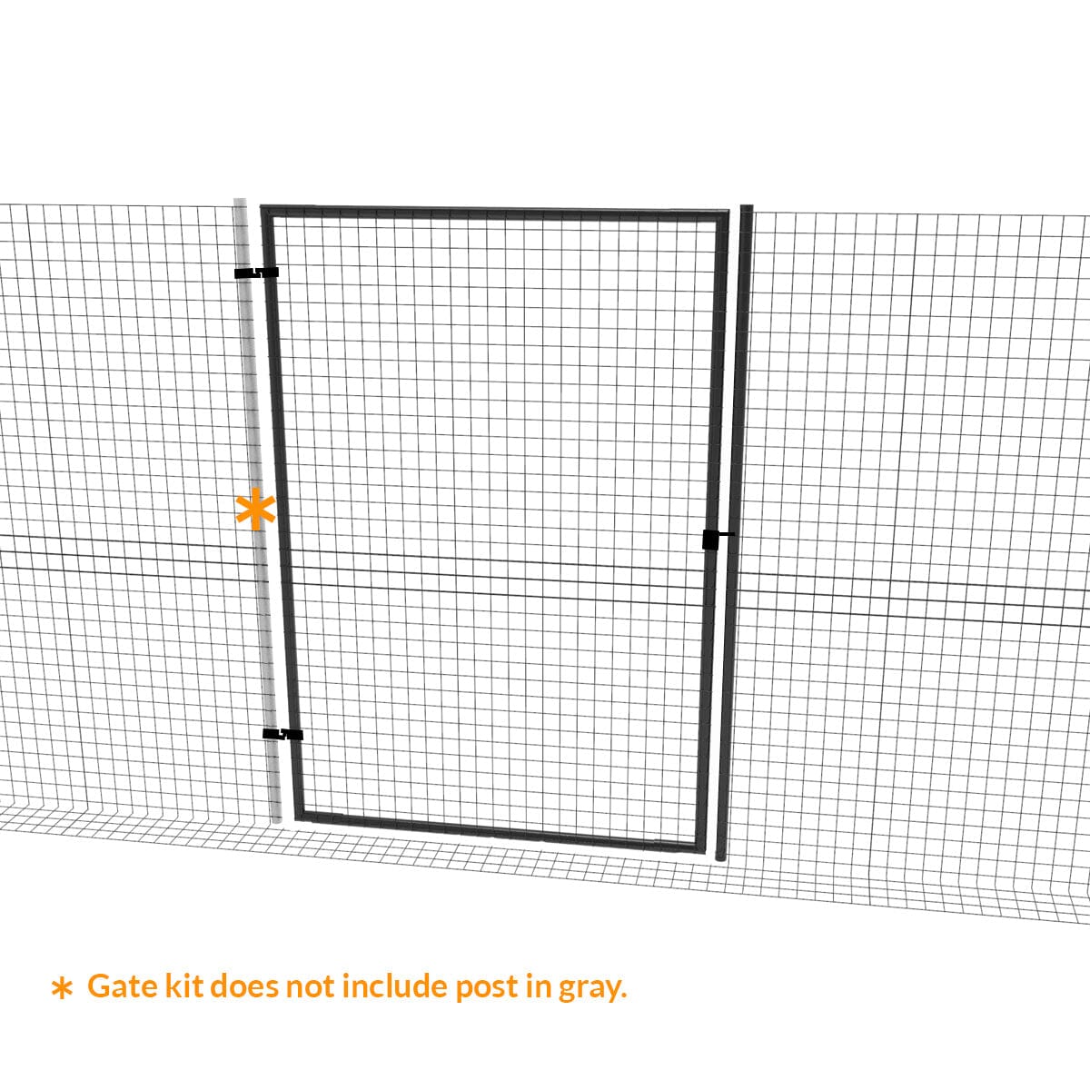 Heavy Duty Entry Gate for Freestanding Dog Fence System