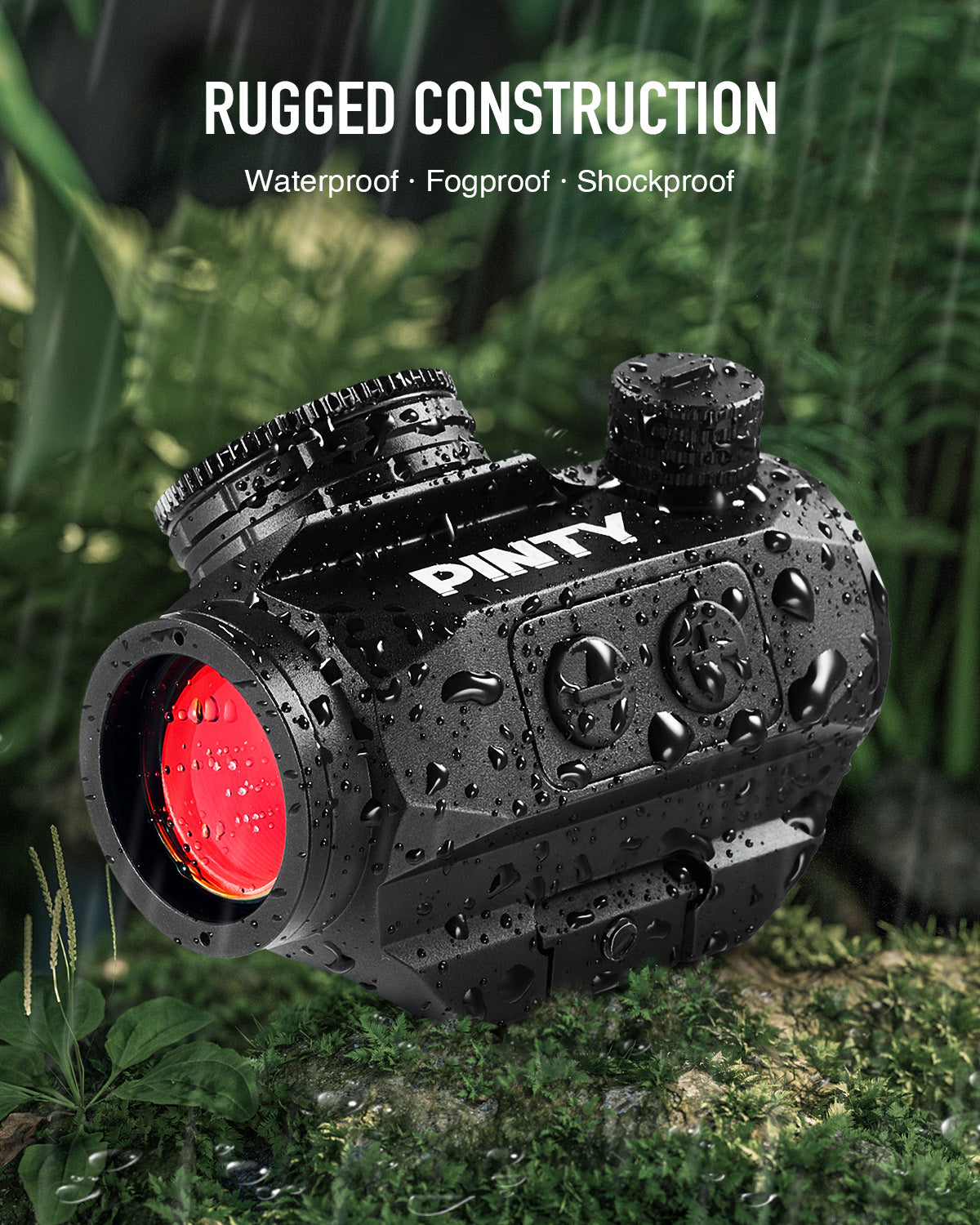 2MOA Red Dot Sight, Smiley Face Reticle