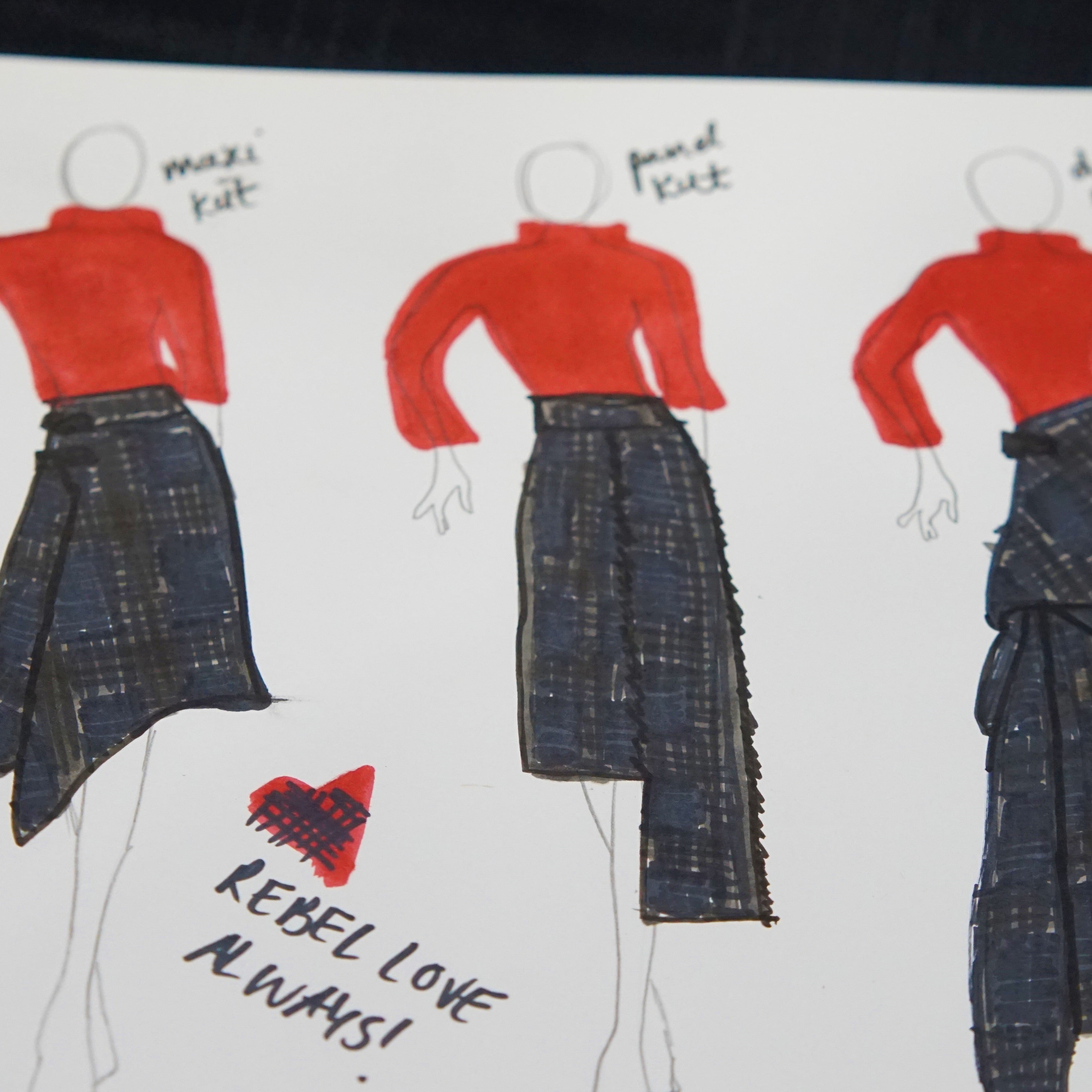 Panel Kilt X Limited Edition X Black Elements