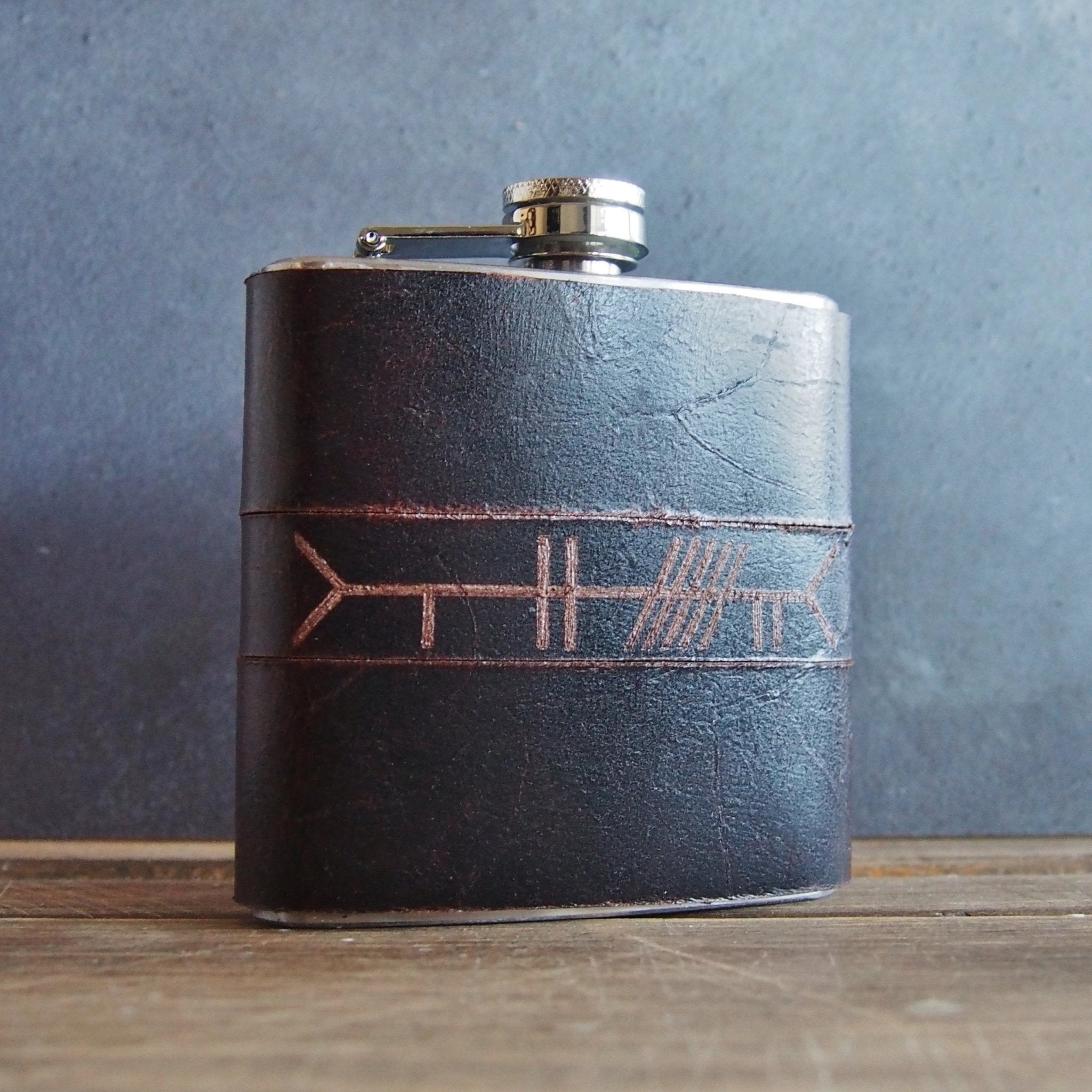 Celtic Hip Flask - Ogham Alphabet