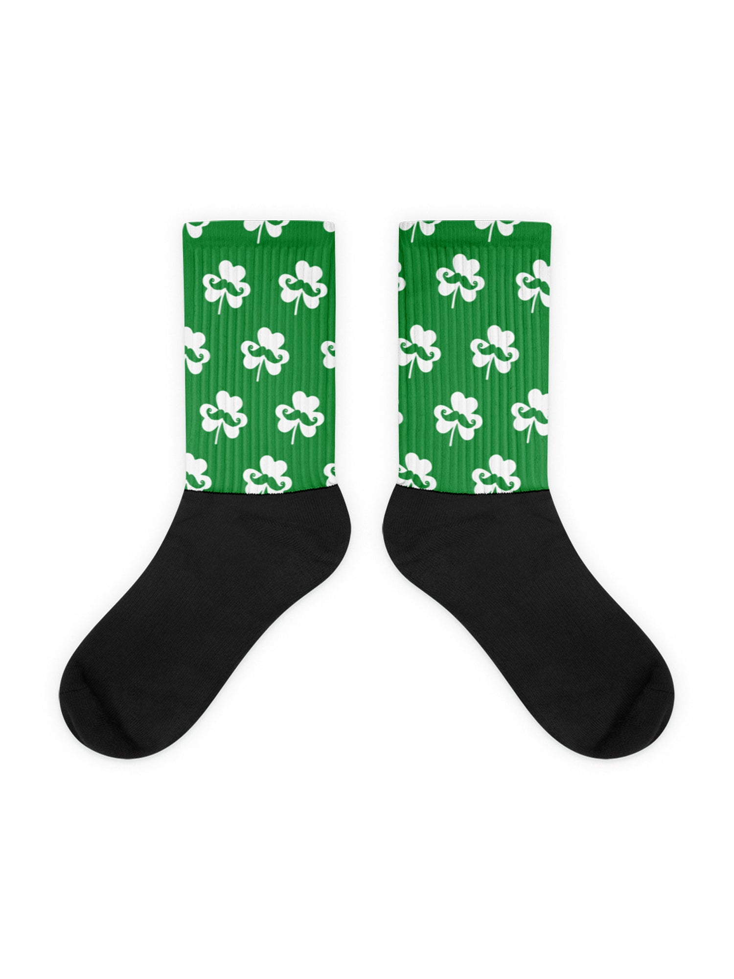 Clover with Moustache Socks