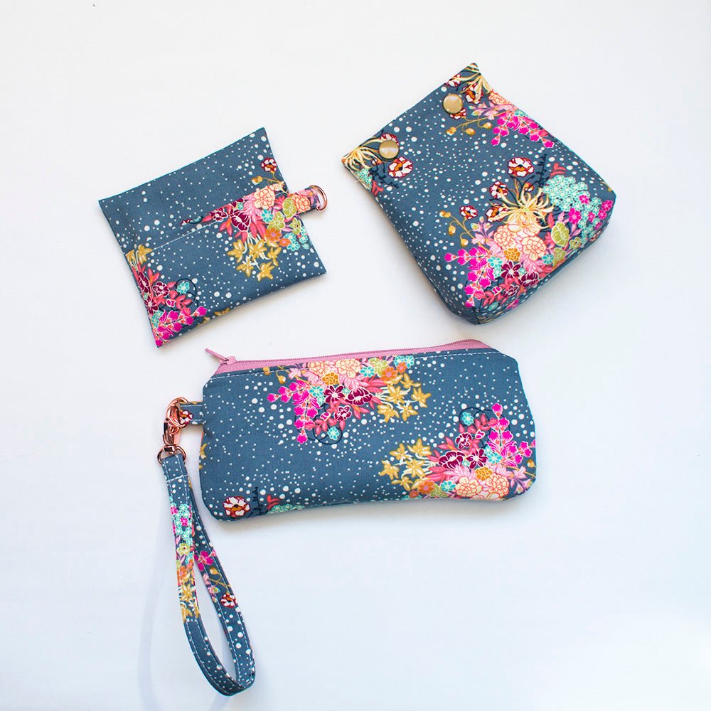 Ruby Trio PDF Pouch Sewing Pattern (Includes SVG file)