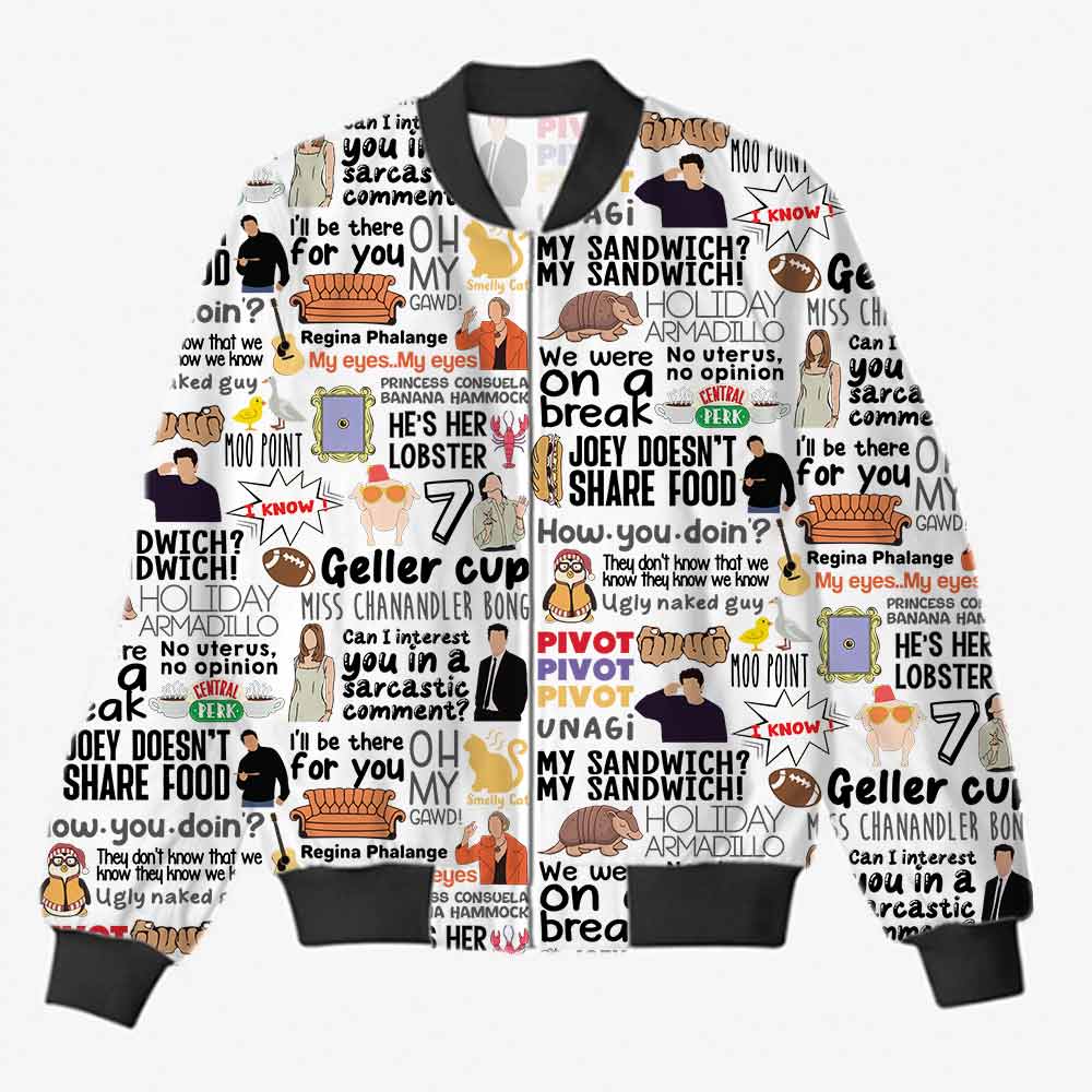 AOP Bomber Jacket - The One With The Doodle