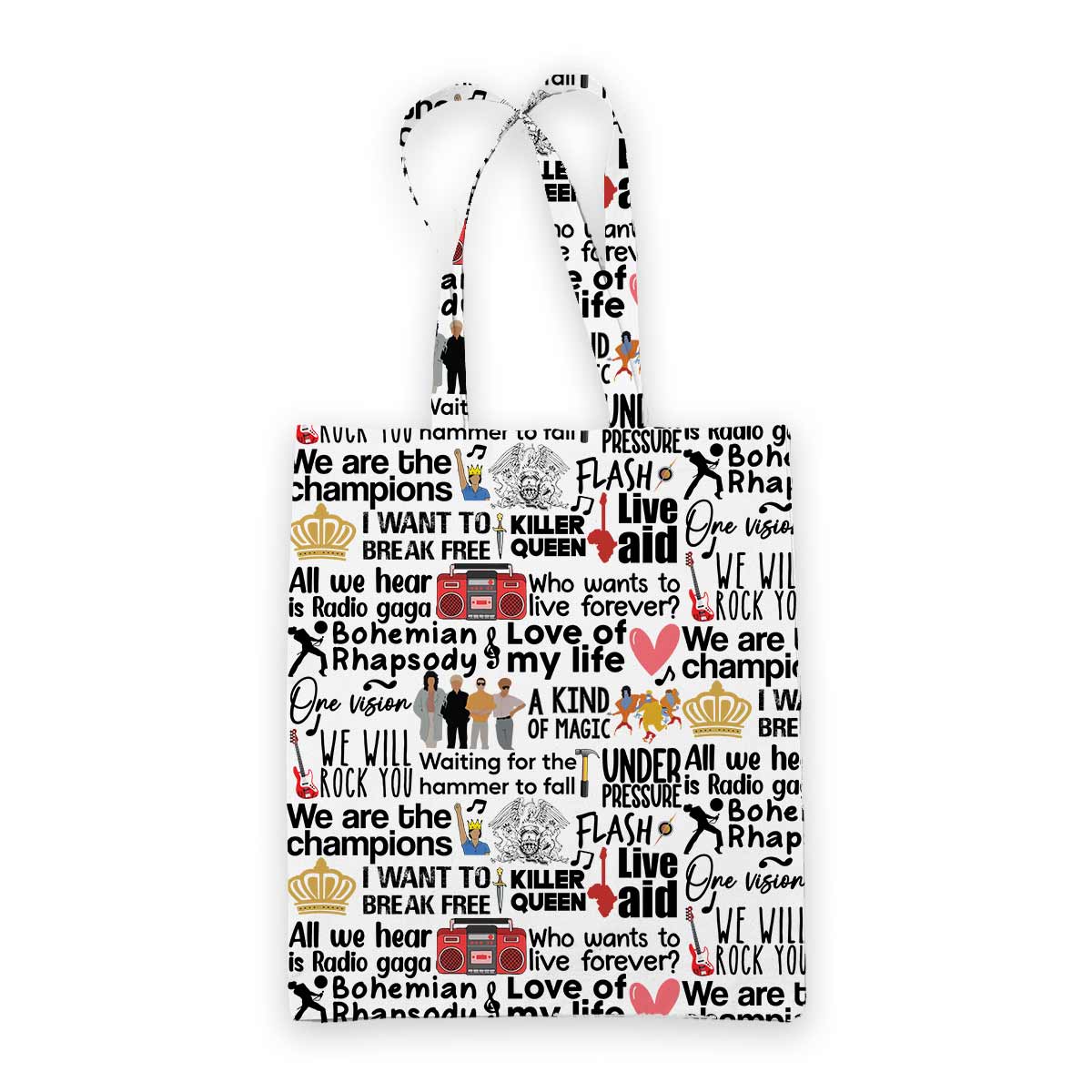 AOP Tote Bag - Bohemian Doodles