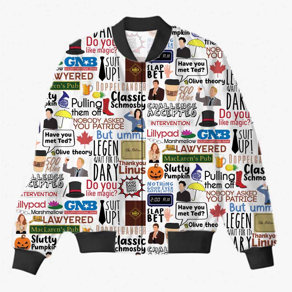 AOP Bomber Jacket - HIMYM
