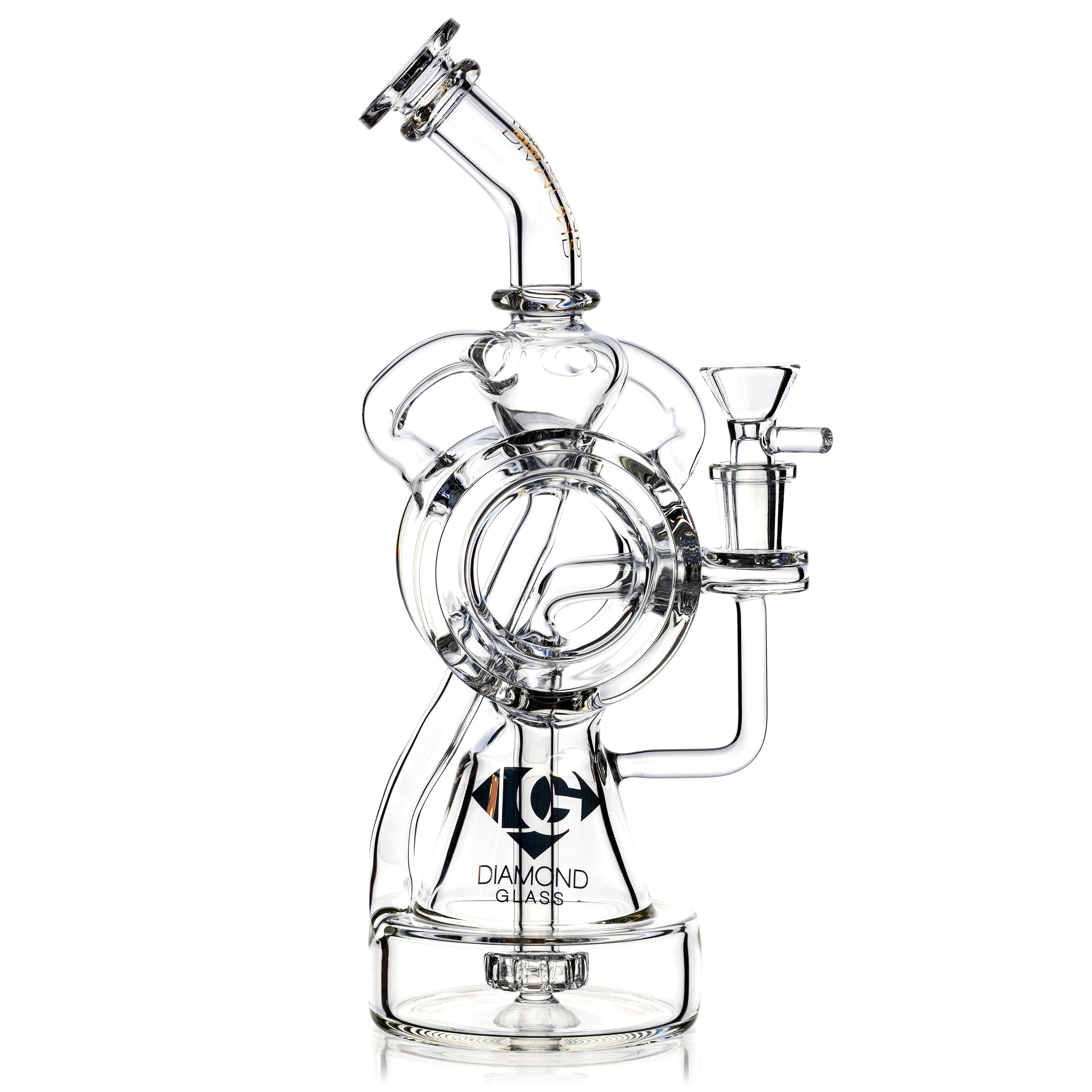 11" Ultimate Recycler Rig, by Diamond Glass (free banger included)
