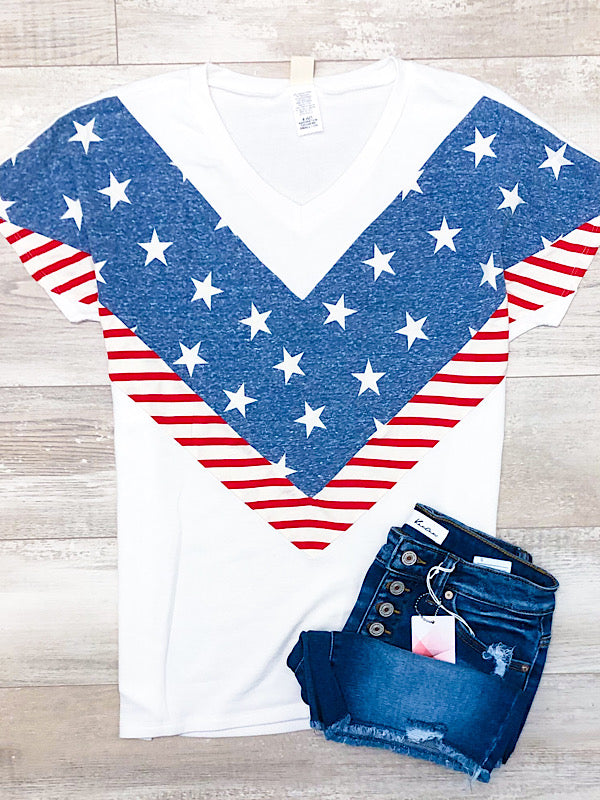 *New* America Chevron top
