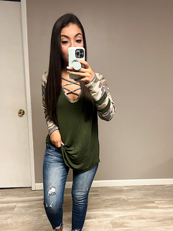 *New* Camo Criss Cross