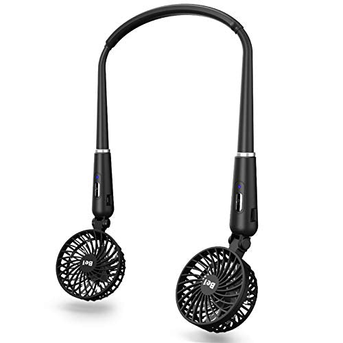 Personal Neck Fan,Hand-Free Fan,USB Battery Operated Neckband Fan