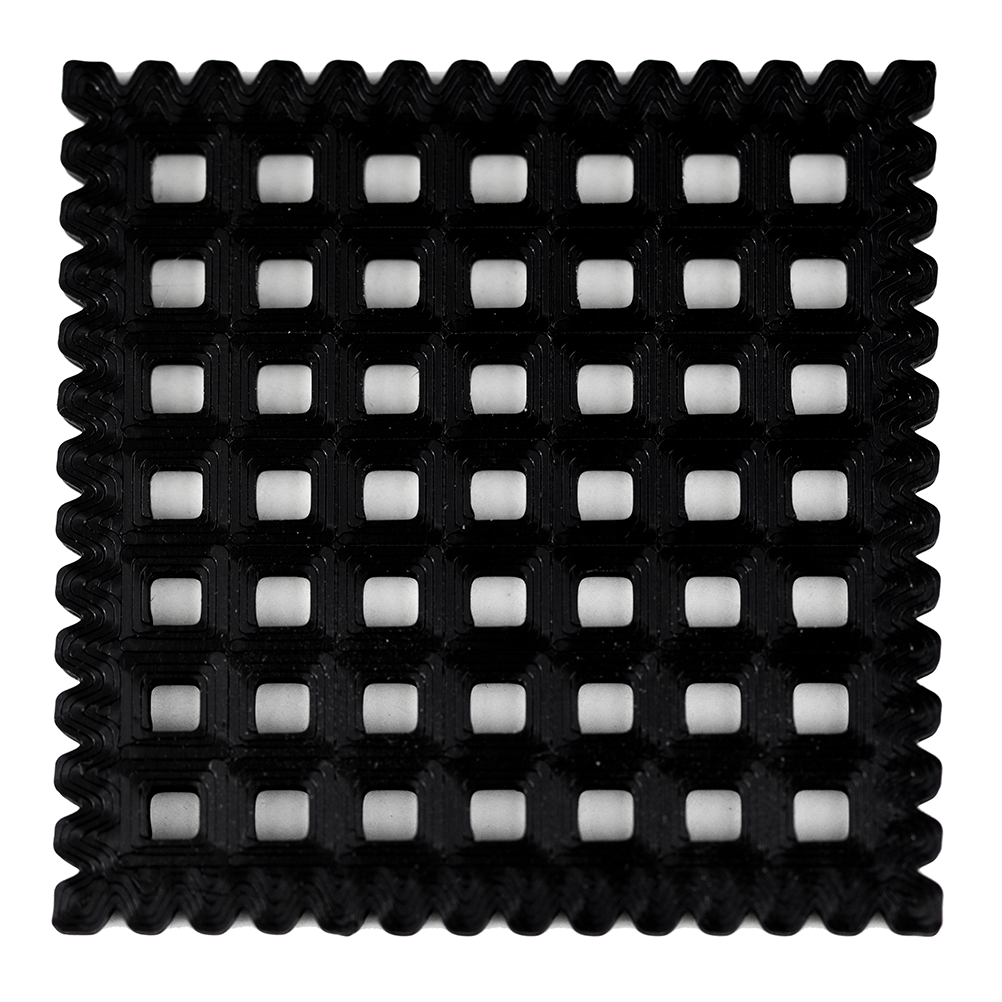 2x2" Black Plant Flat