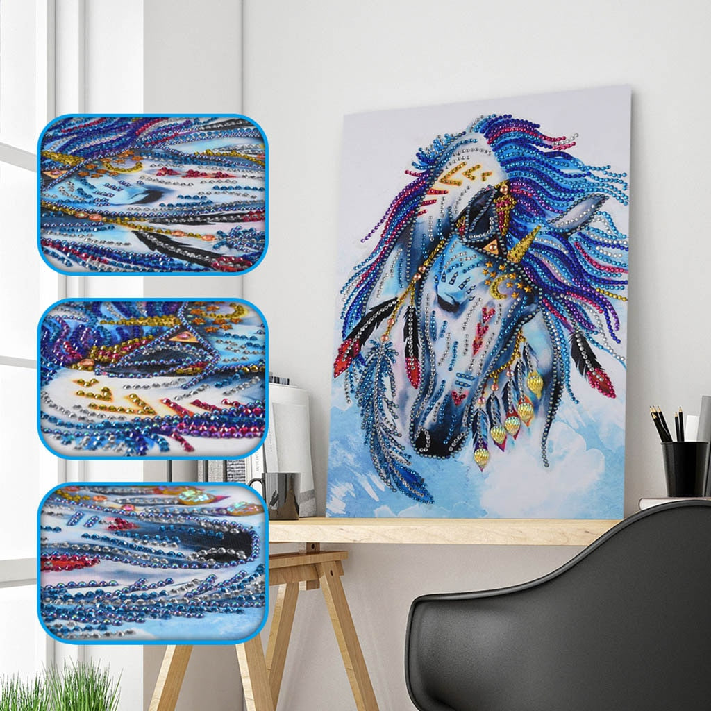 A Humble Native Horse - Special Diamond Painting