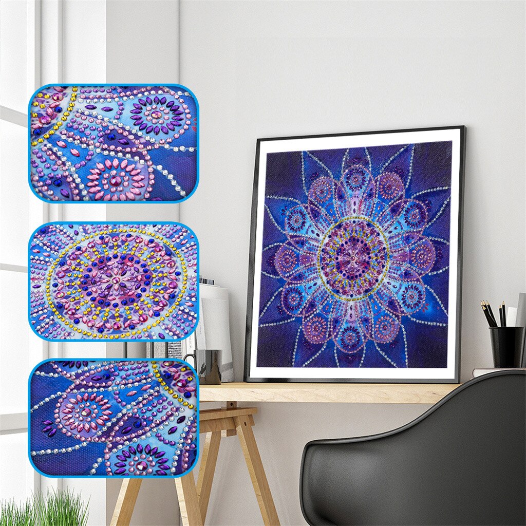 Abstract Mandala Flower - Special Diamond Painting