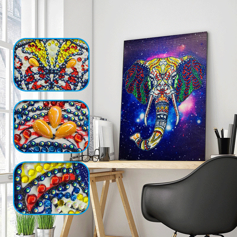 Abstract Elephant - Special Diamond Painting