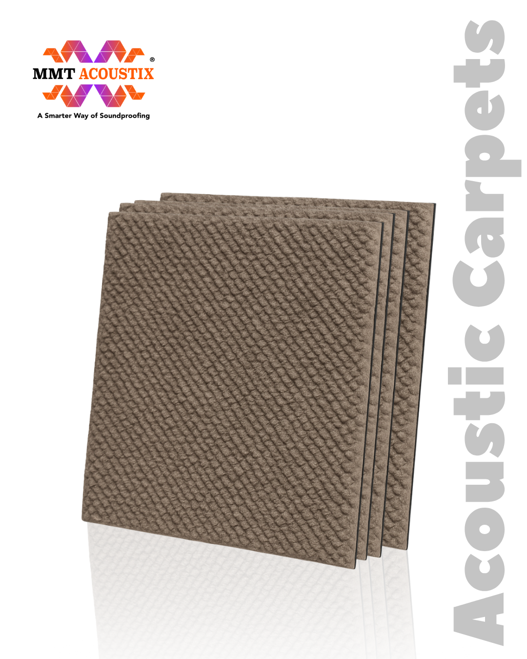 Acoustic Carpet Tiles - Brown