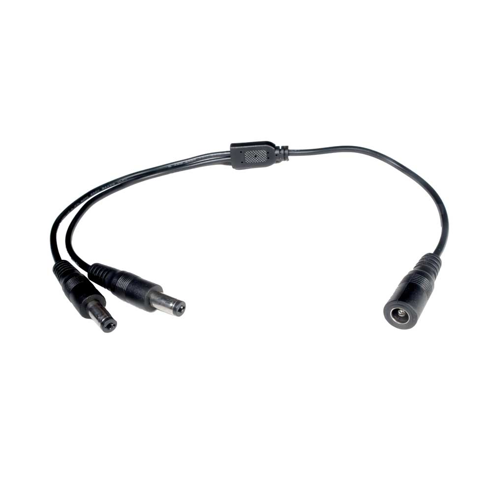 2-WAY 2.1MM DC JACK SPLITTER CABLE