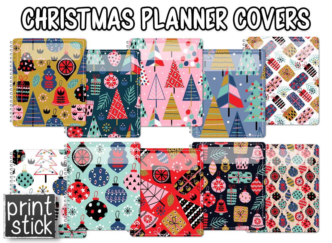 Covers for Planners - Christmas