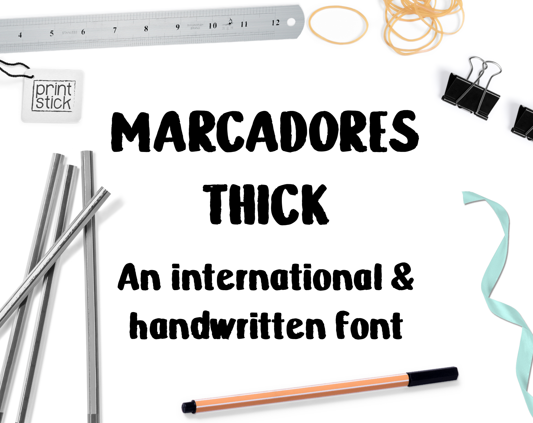 Font: Marcadores Thick