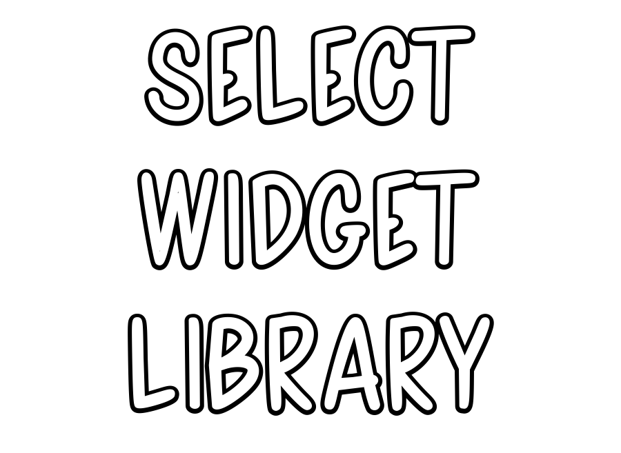 Bo - Widget Library #1 - Choose one