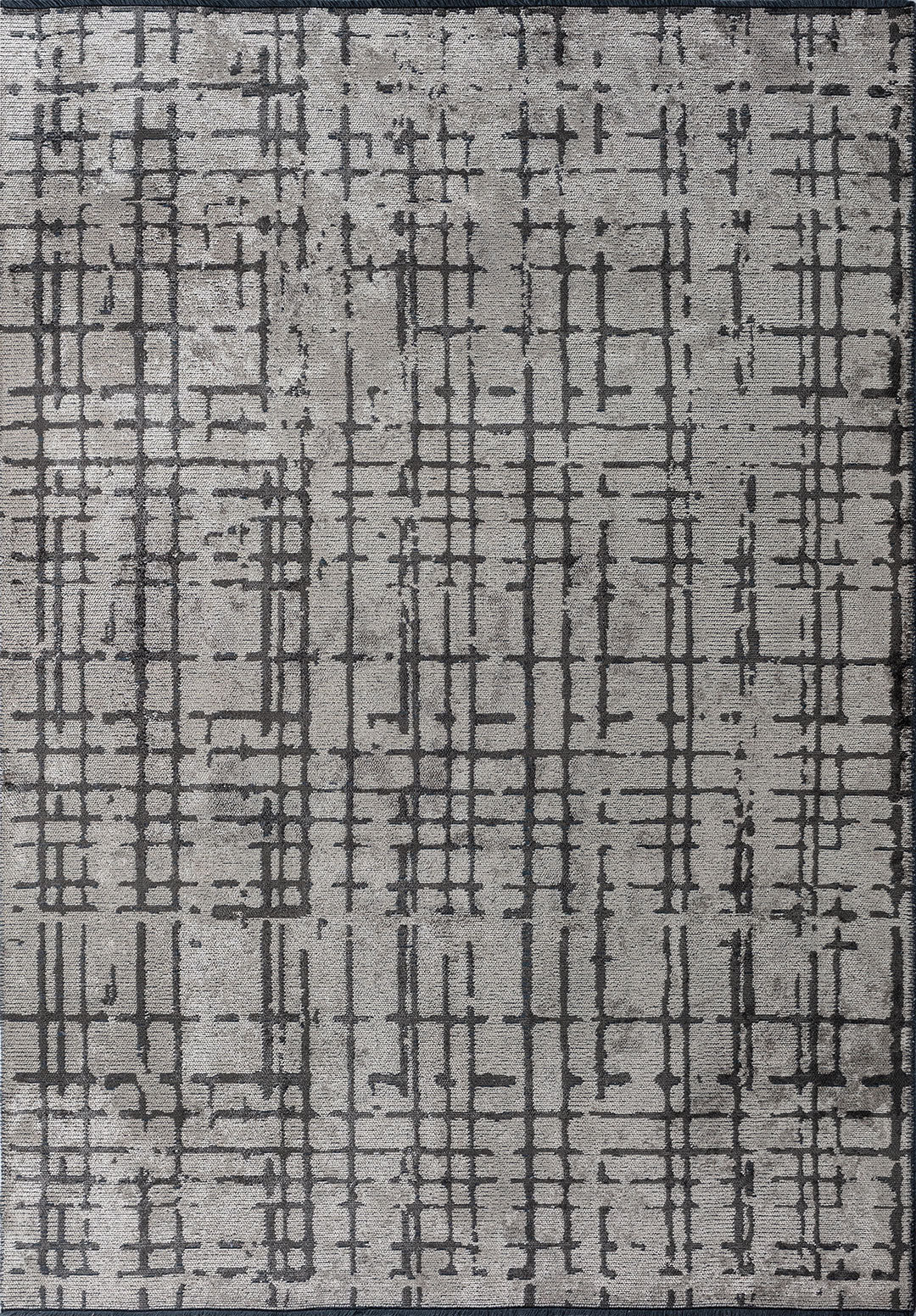 Axis Anthracite - Beige Rug