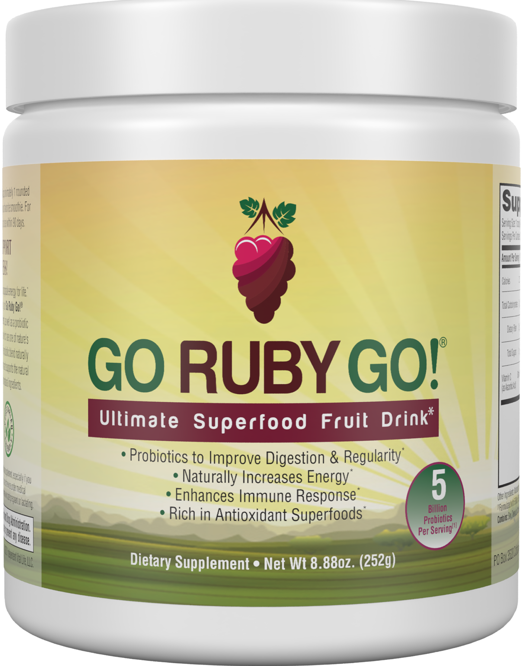 Go Ruby Go! is now Phyto Fruits.