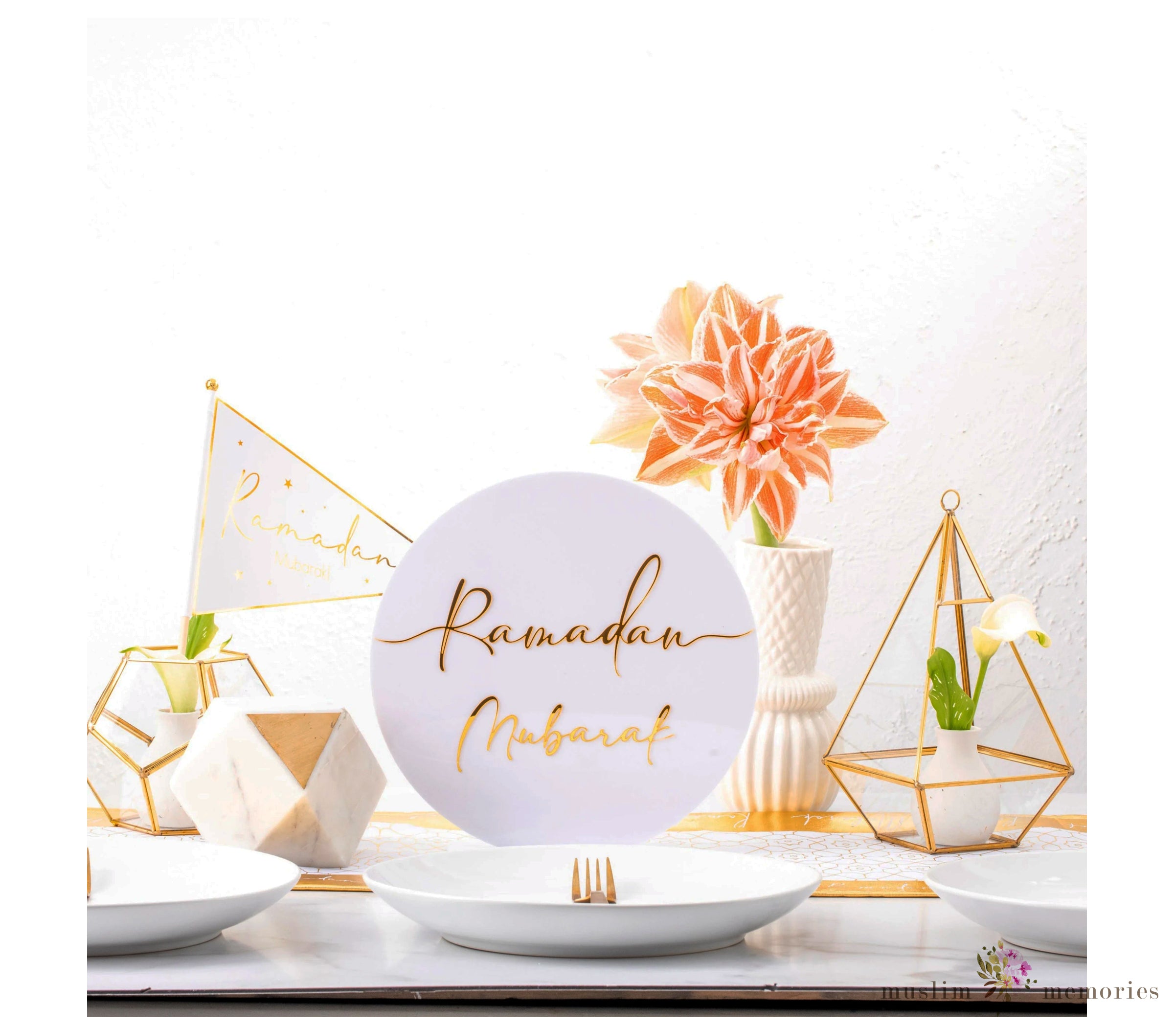 Acrylic Ramadan Mubarak Stand