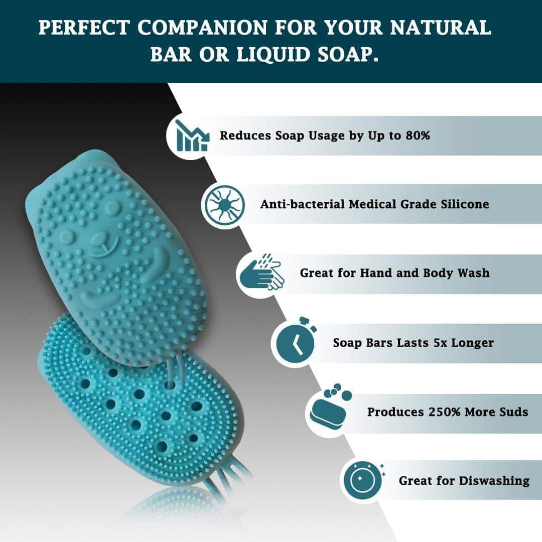 Silicone Soap Sleeve Loofah