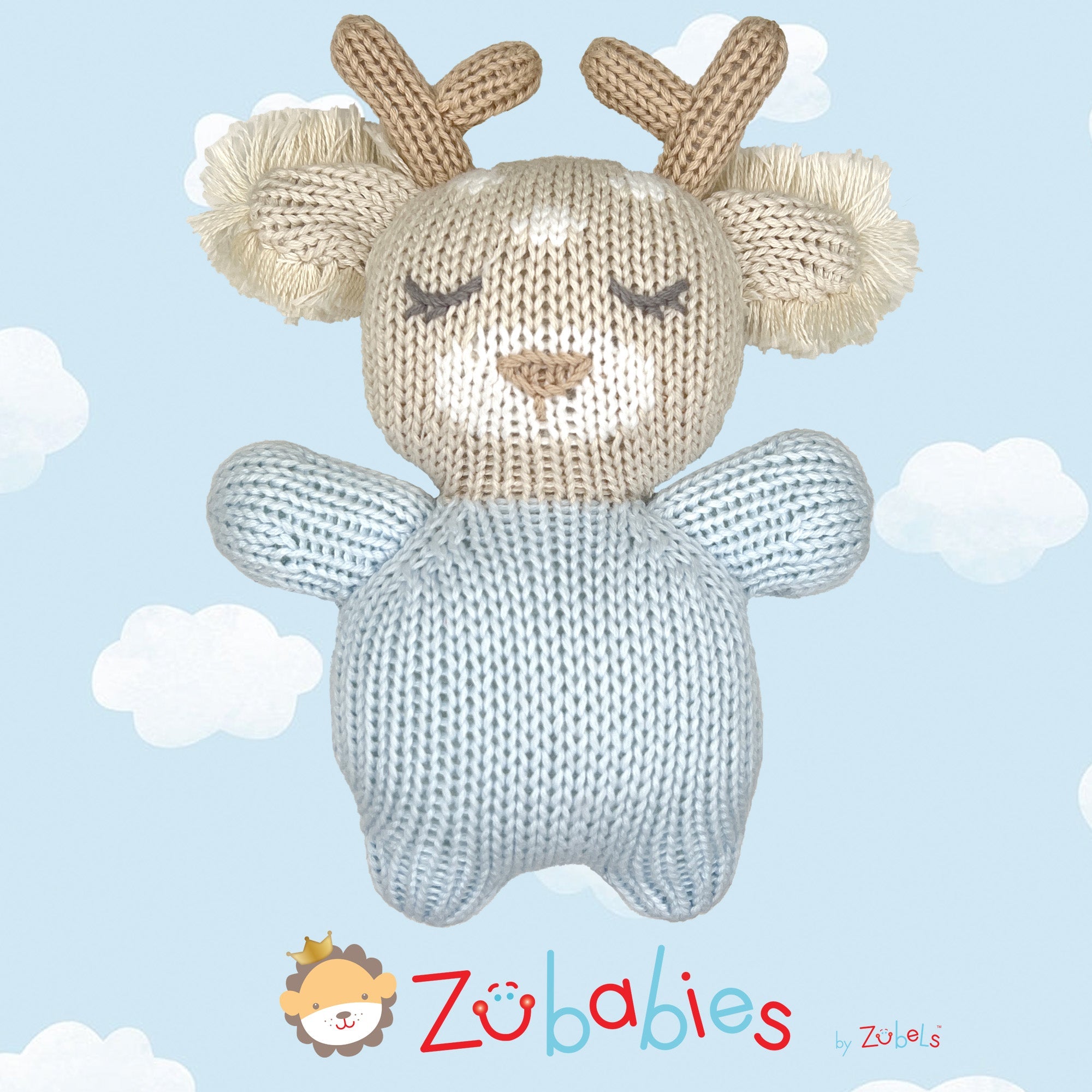 Bubbie the Fawn Knit Zubaby Doll