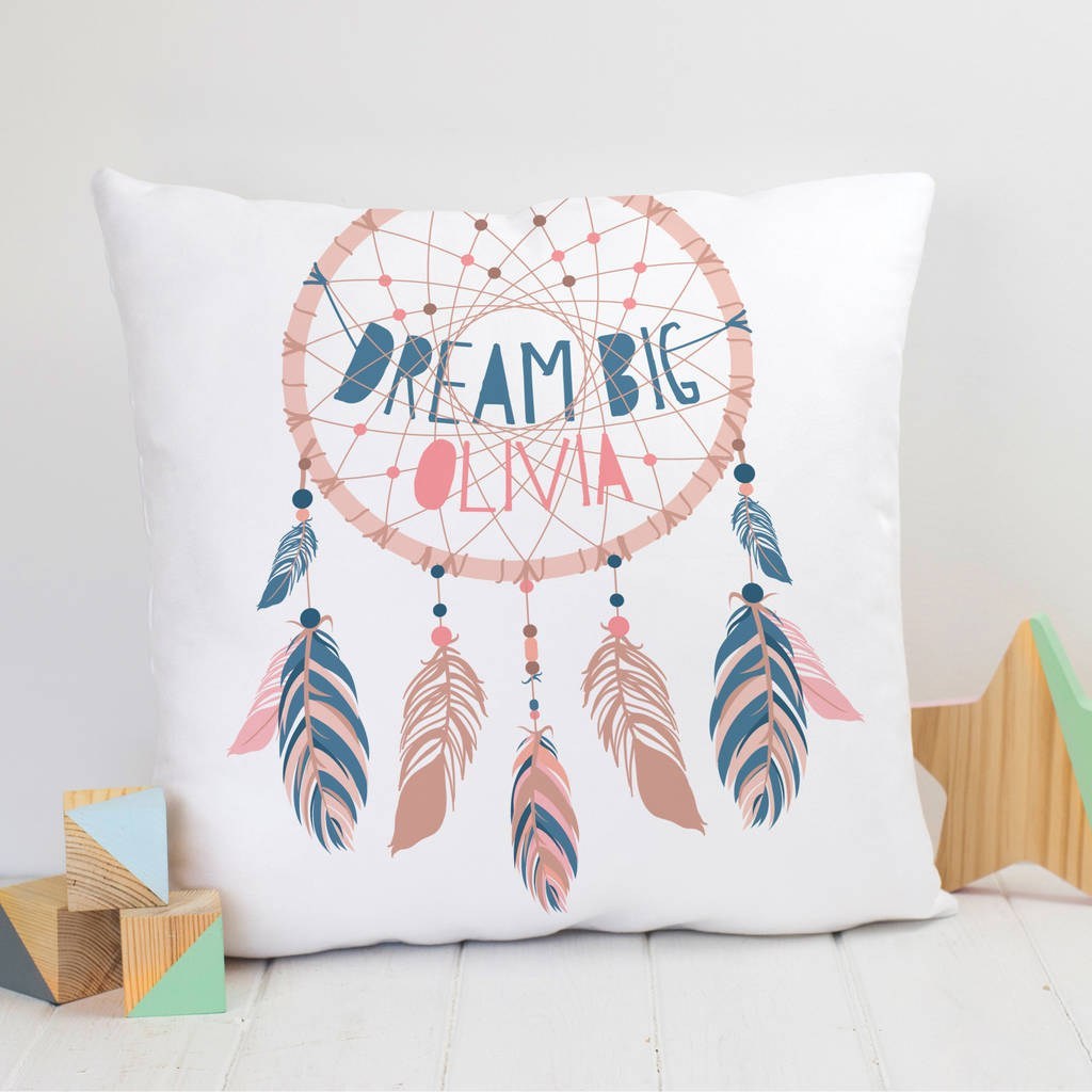 Dream Big Dreamcatcher Child's Nursery Cushion