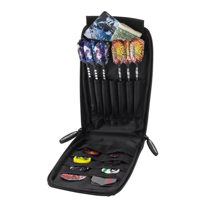 Casemaster Mini Pro Leatherette Dart Case Black