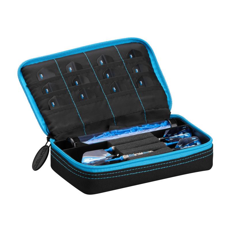 Casemaster Plazma Dart Case Black with Blue Trim
