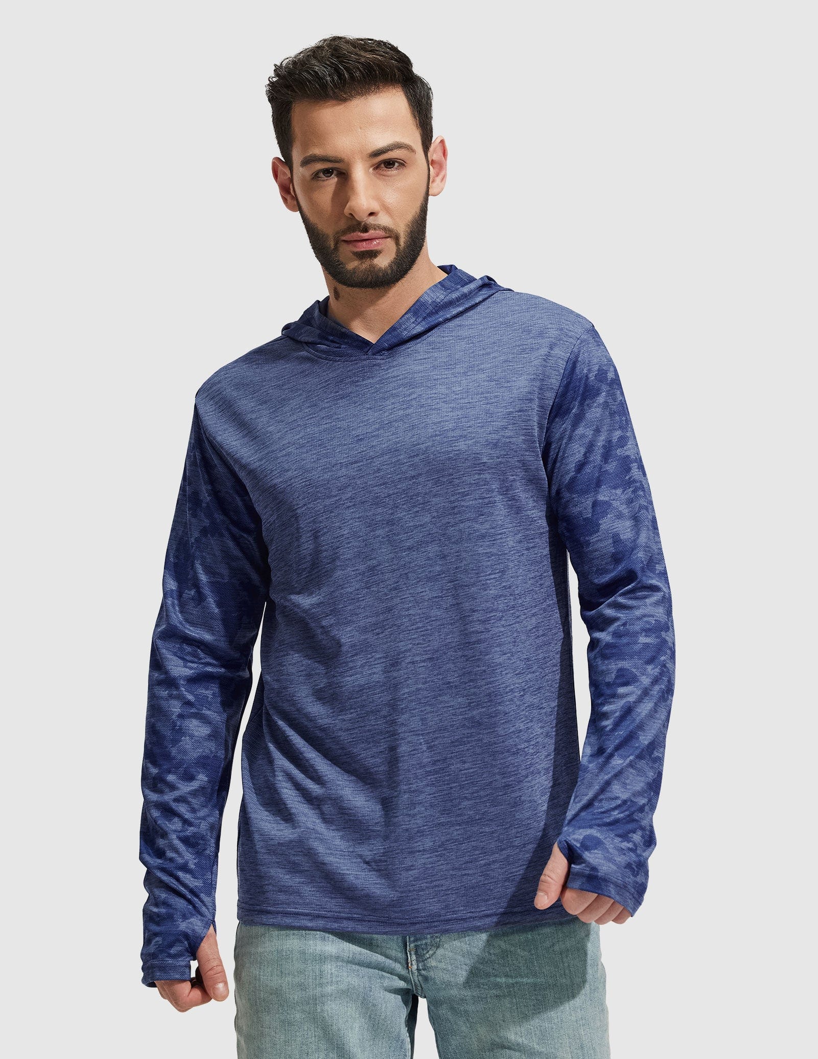 Men's PaceGuard Long Sleeve Hooded Sun Shirt