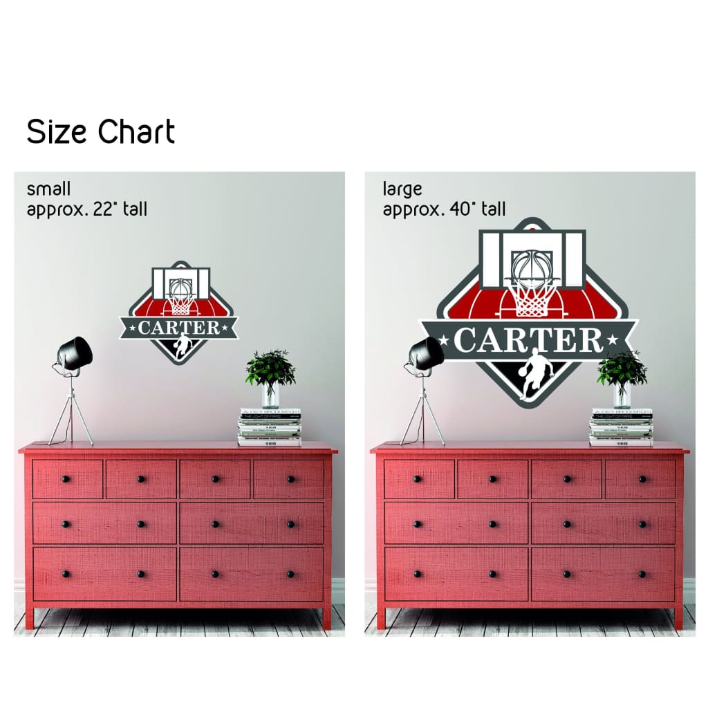 Custom Soccer Wall Decals | Any name and team colors!