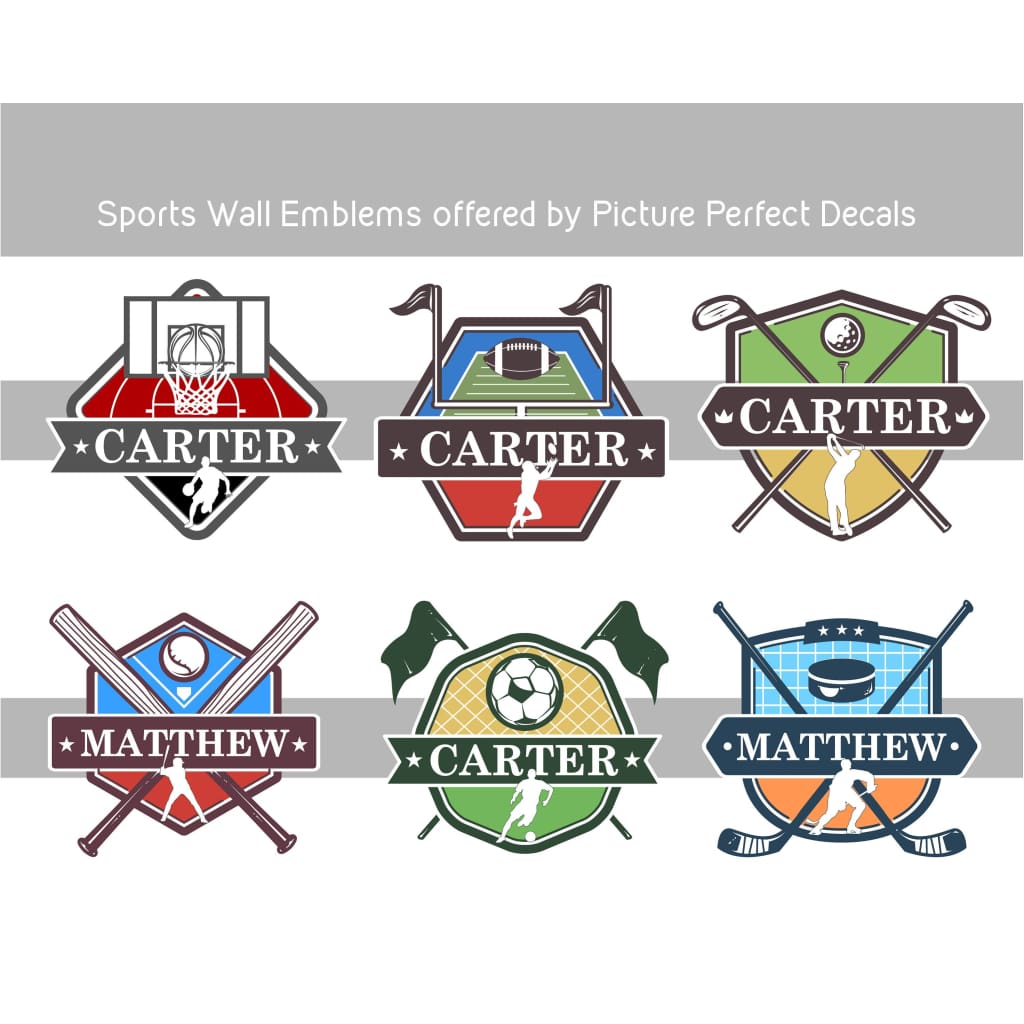 Custom Soccer Wall Decals | Any name and team colors!
