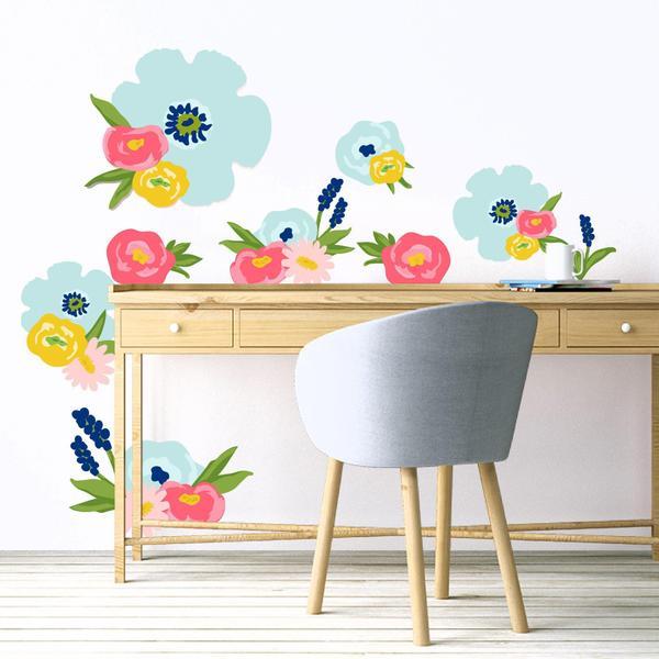 Spring Flowers Wall Decals | Wild Flowers