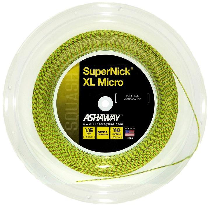 Ashaway SuperNick XL Micro 18g Green String 110m 360ft Reel