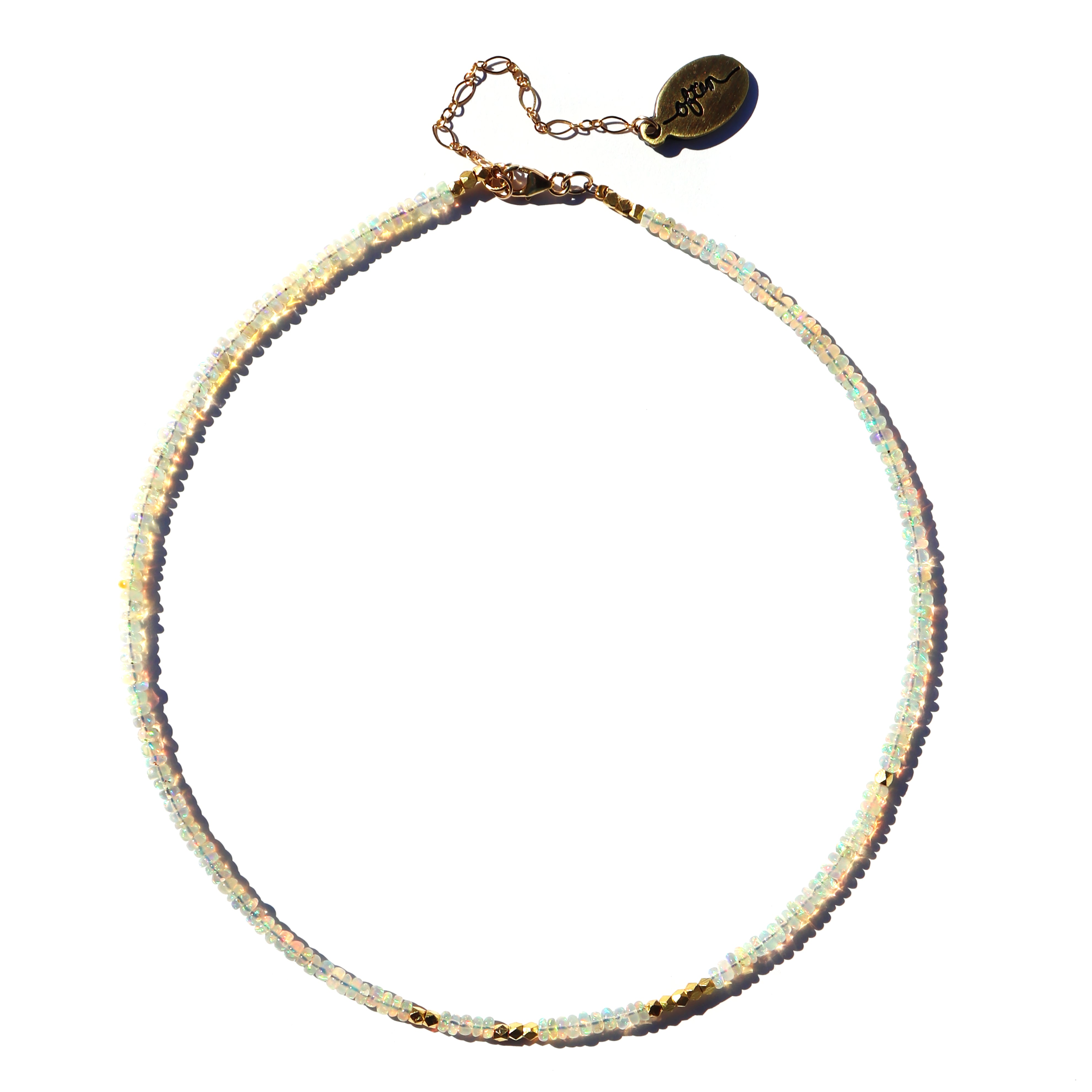 Fire Opal | Gemstone Choker Necklace