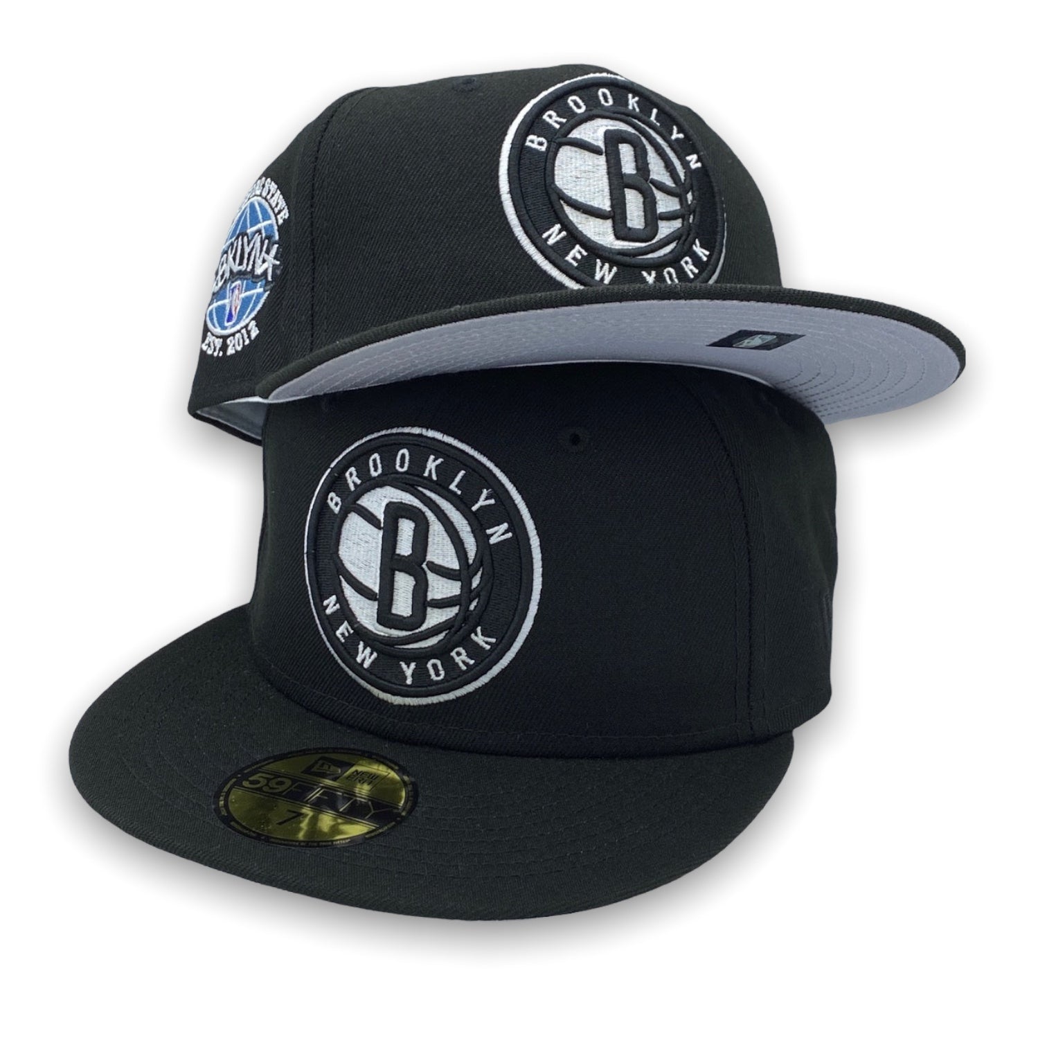 Brooklyn Nets Est. 2012 59FIFTY New Era Black Fitted Hat