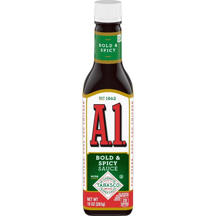 A.1. Bold & Spicy Sauce Bottle, 10 OZ