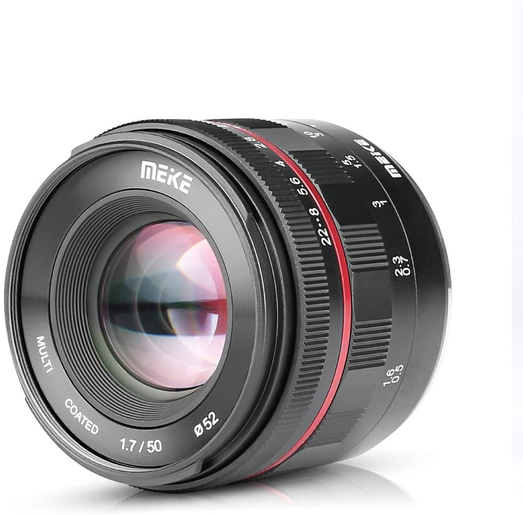 Meike 50mm F1.7 Full Frame Large Aperture Manual Focus Lens for E Mount