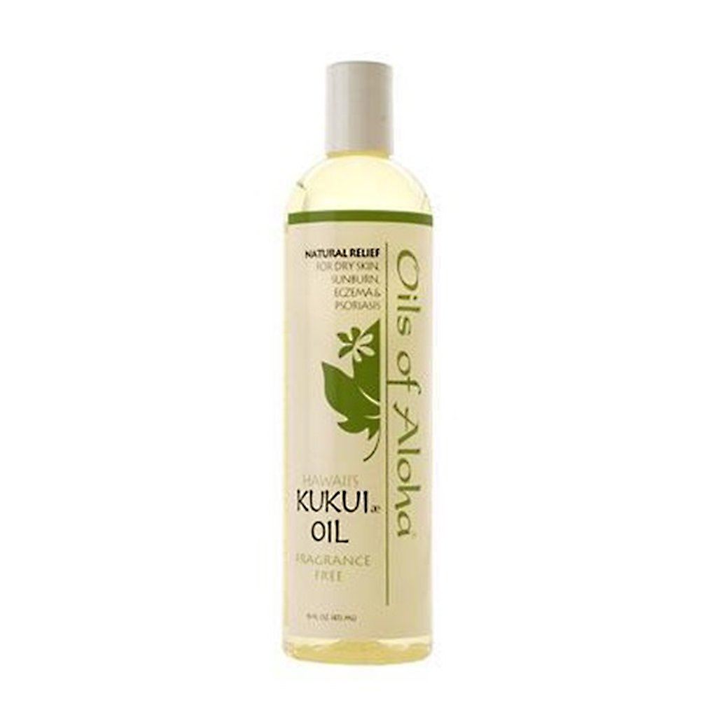 Oils of Aloha Hawaiian Fragrance-Free Kukui Nut Oil - 16 Ounces