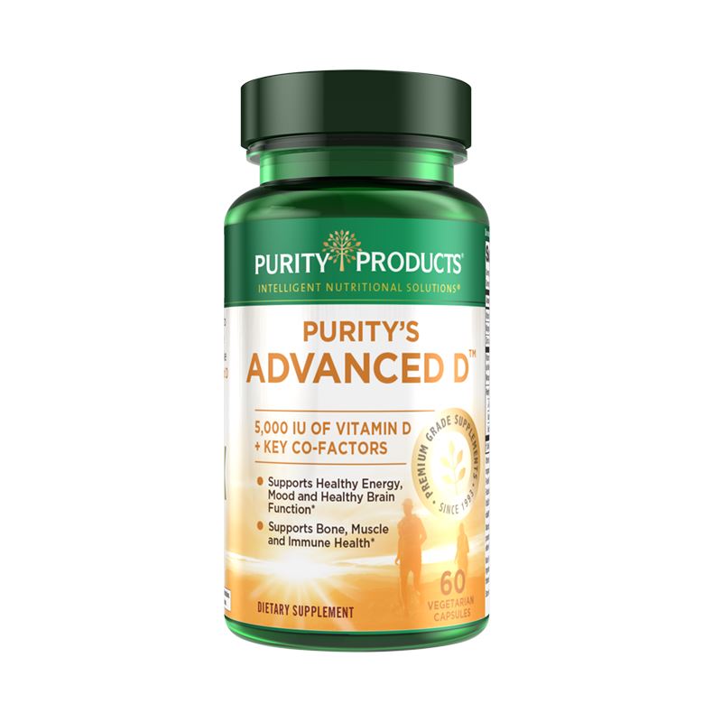 Dr. Cannell's Advanced D™ High-Potency Vitamin D3 Complex with K2 & Immune Support Co-Factors - Purity Products®