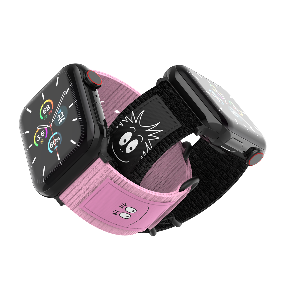 LIMITED EDITION BARBAPAPA BELT - Durable Nato 42/44/45mm Watch Straps Set for Apple Watch Series 1-8 & SE