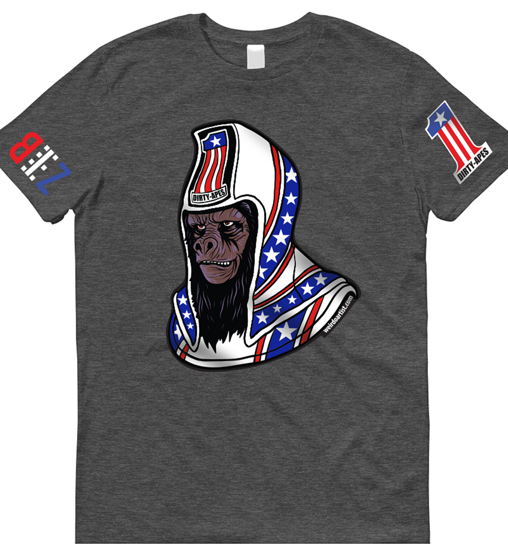 Apes | General Ursus | Dirty Apes | Charcoal T-Shirt