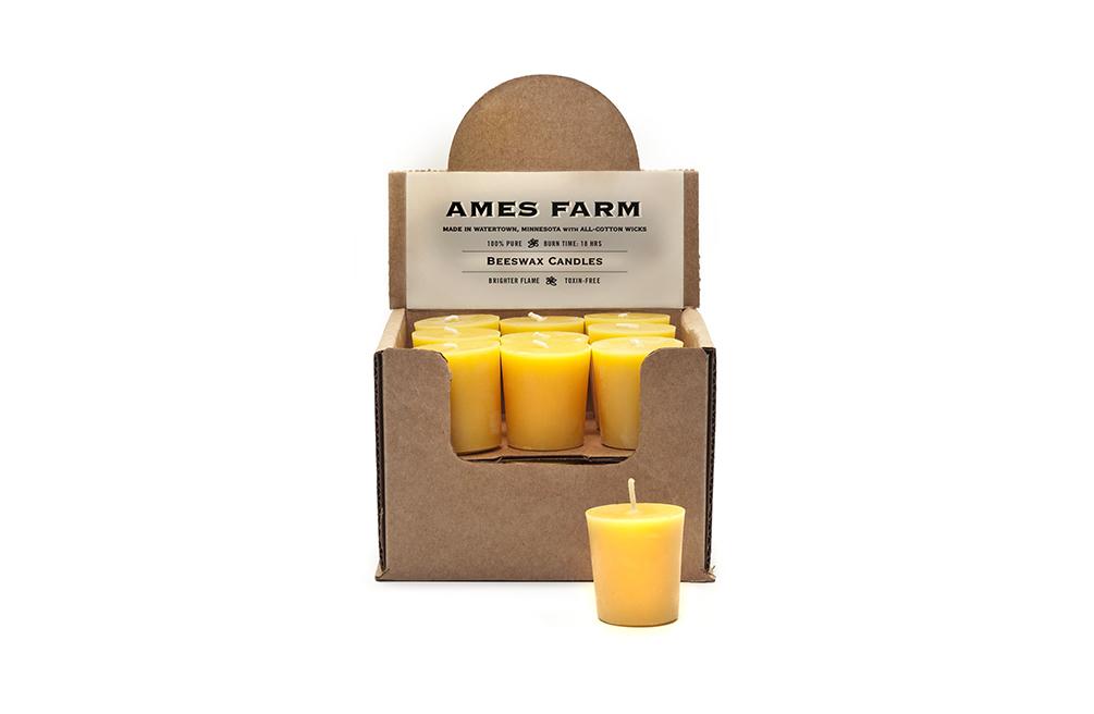 100% Beeswax Votive Candle