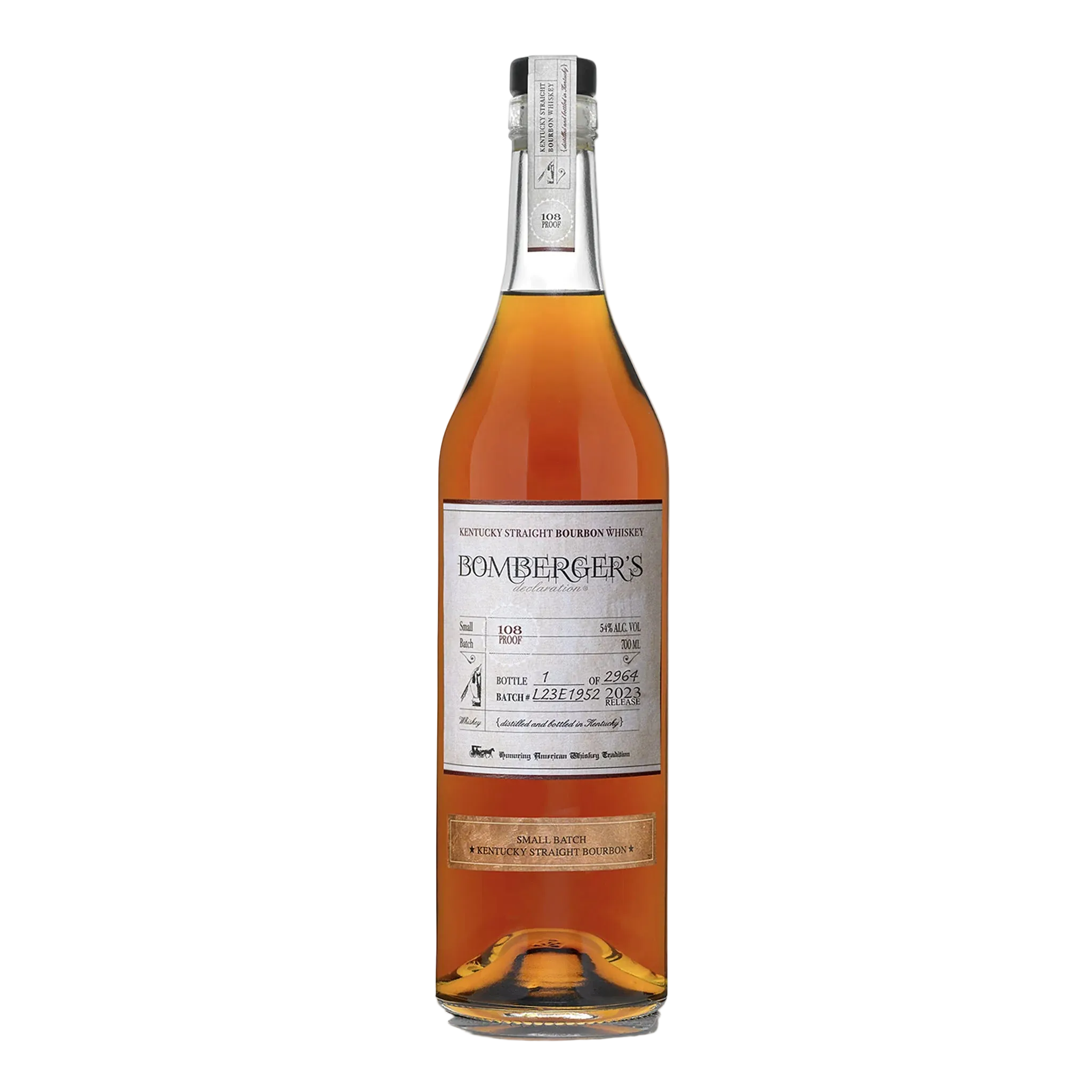 2020 Bomberger's Declaration Small Batch Kentucky Straight Bourbon Whiskey 750ml