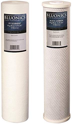 Big Blue CTO Carbon Block & Sediment 4.5" x 20" Replacement Filter Cartridges