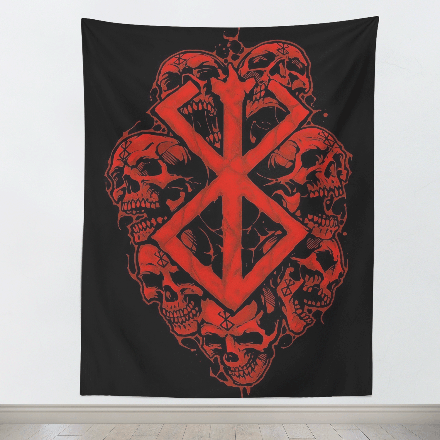 Berserk Brand of Sacrifice Skull Tapestry